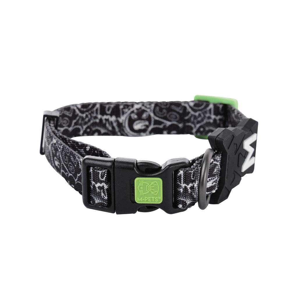URBAN STYLE FREESTYLE Black & White Dog collar