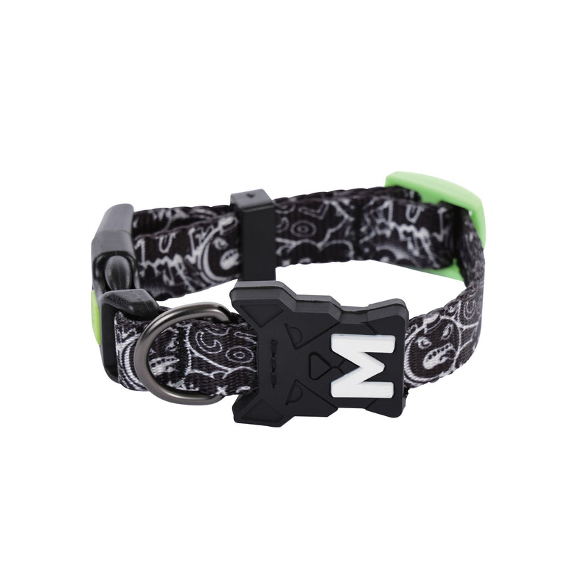 URBAN STYLE FREESTYLE Black & White Dog collar