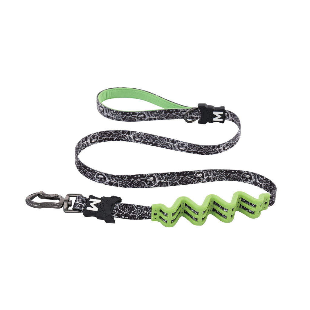 URBAN STYLE FREESTYLE Black & White Shock absorber leash