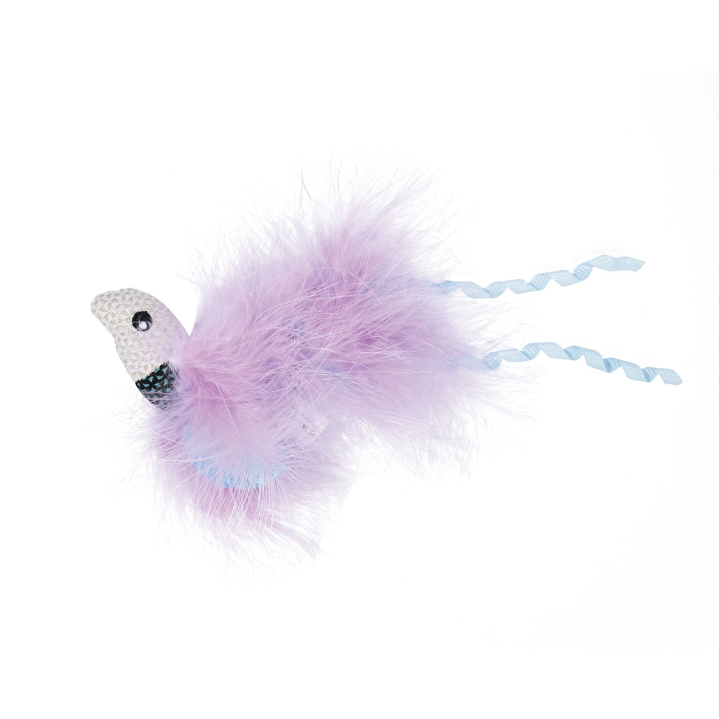 Plume catnip toy Blue fish