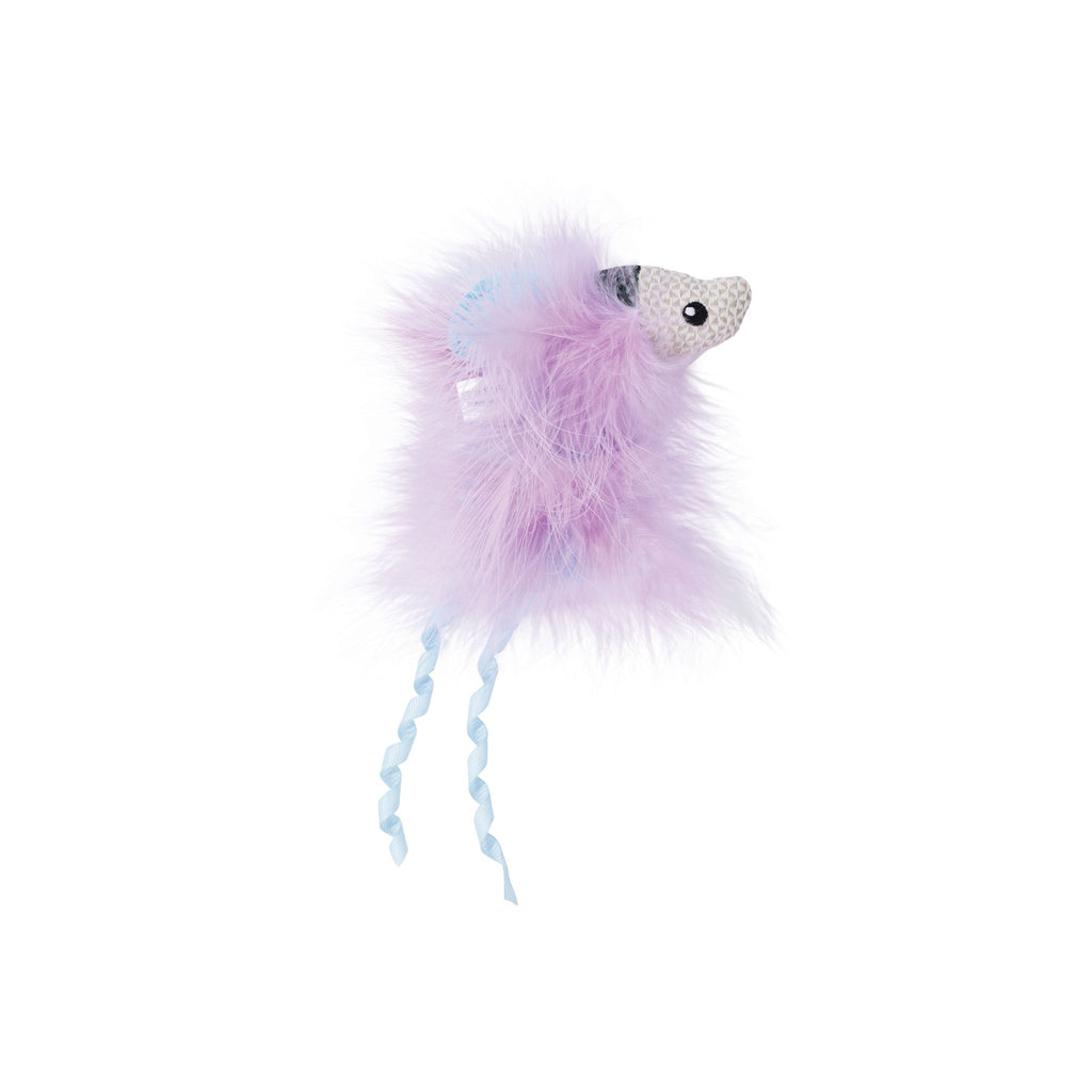 Plume catnip toy Blue fish