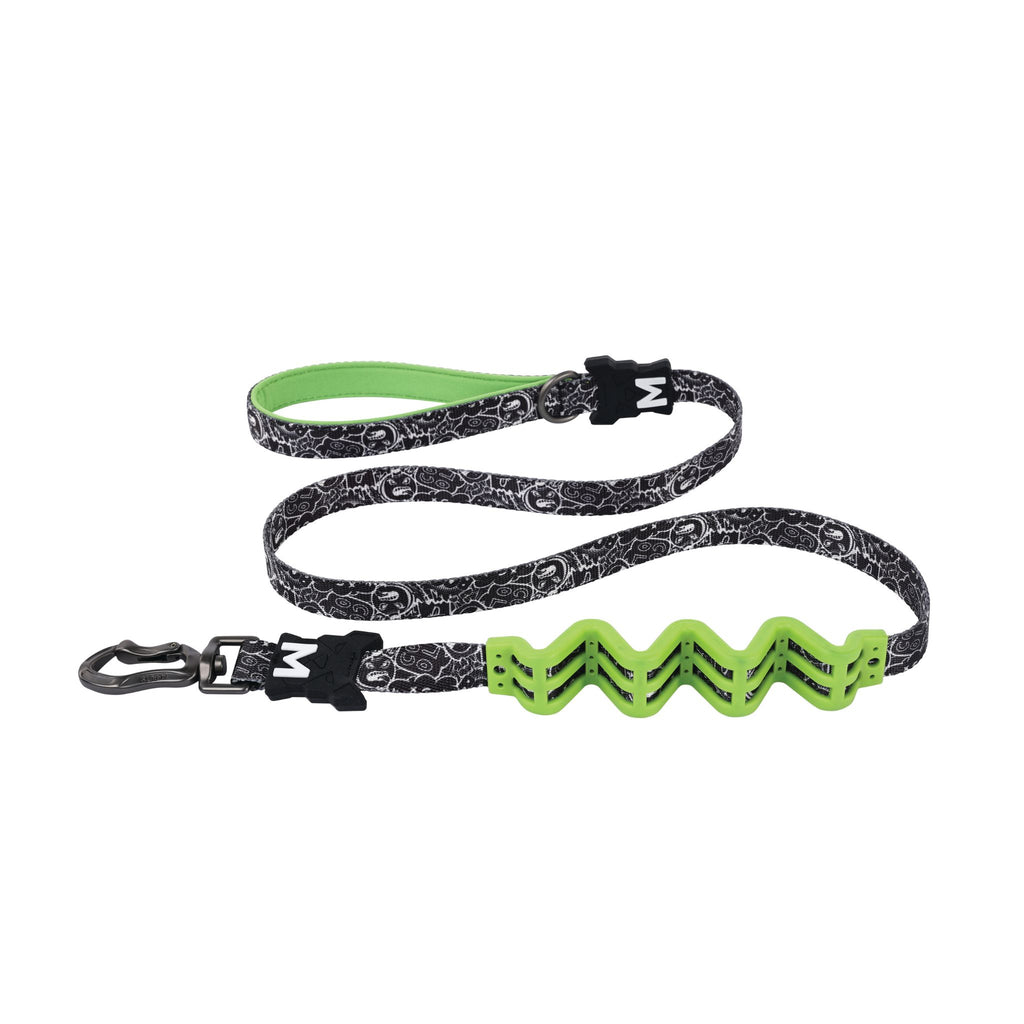 URBAN STYLE FREESTYLE Black & White Shock absorber leash