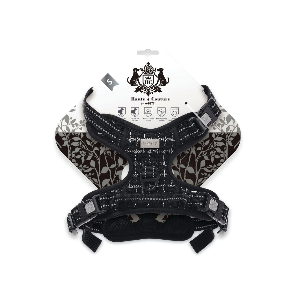 Haute Couture Dog harness Black charm