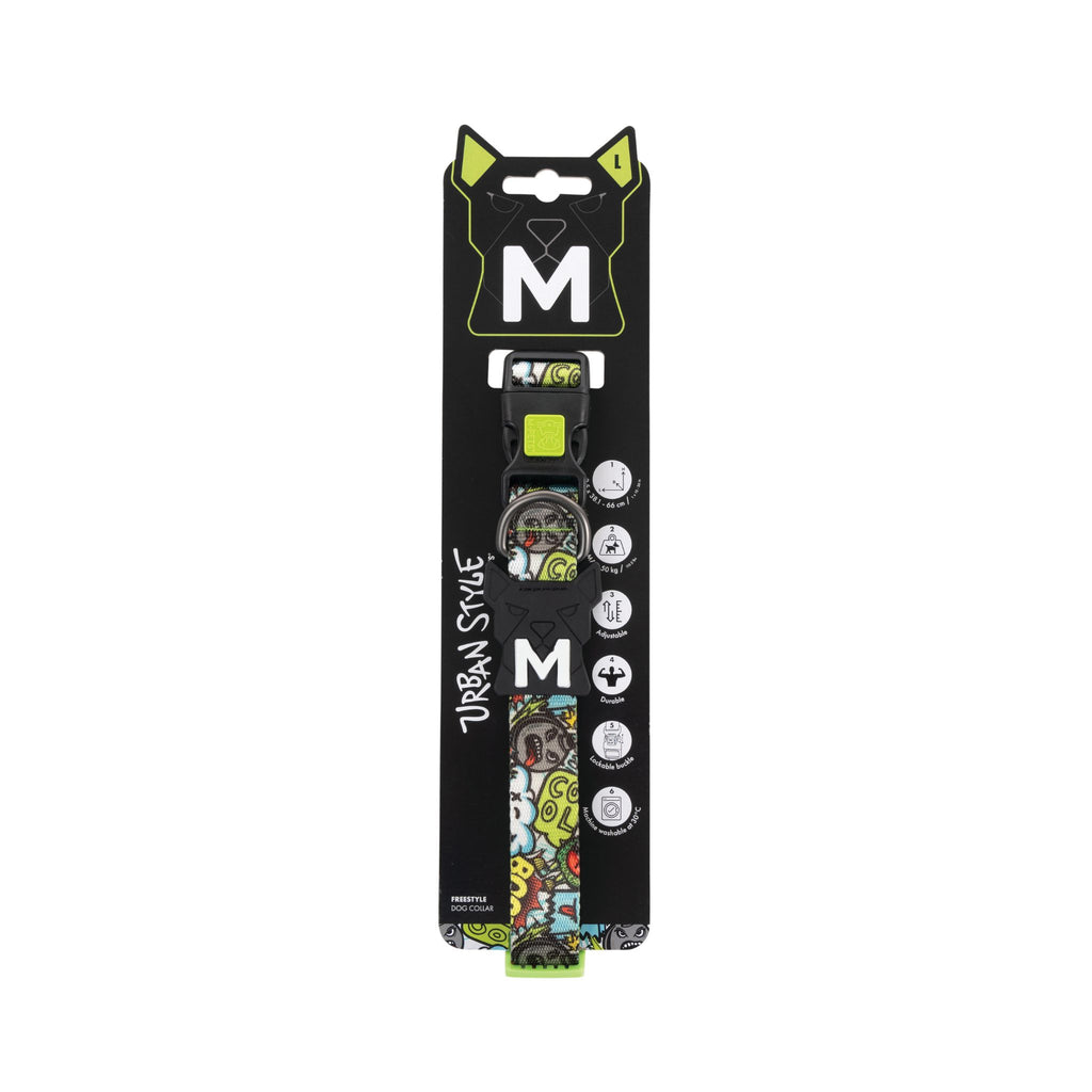 URBAN STYLE FREESTYLE Multicolour Dog collar