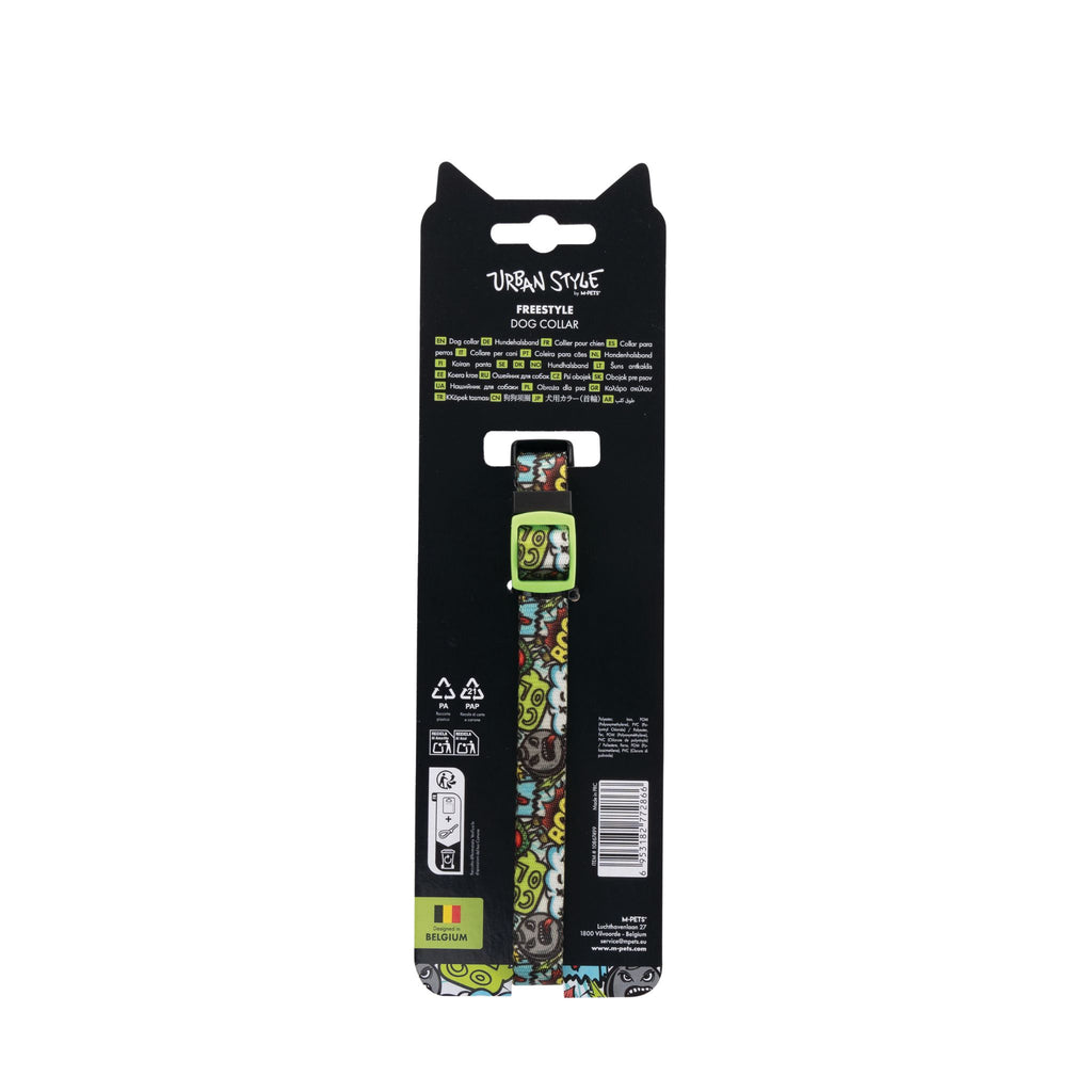 URBAN STYLE FREESTYLE Multicolour Dog collar