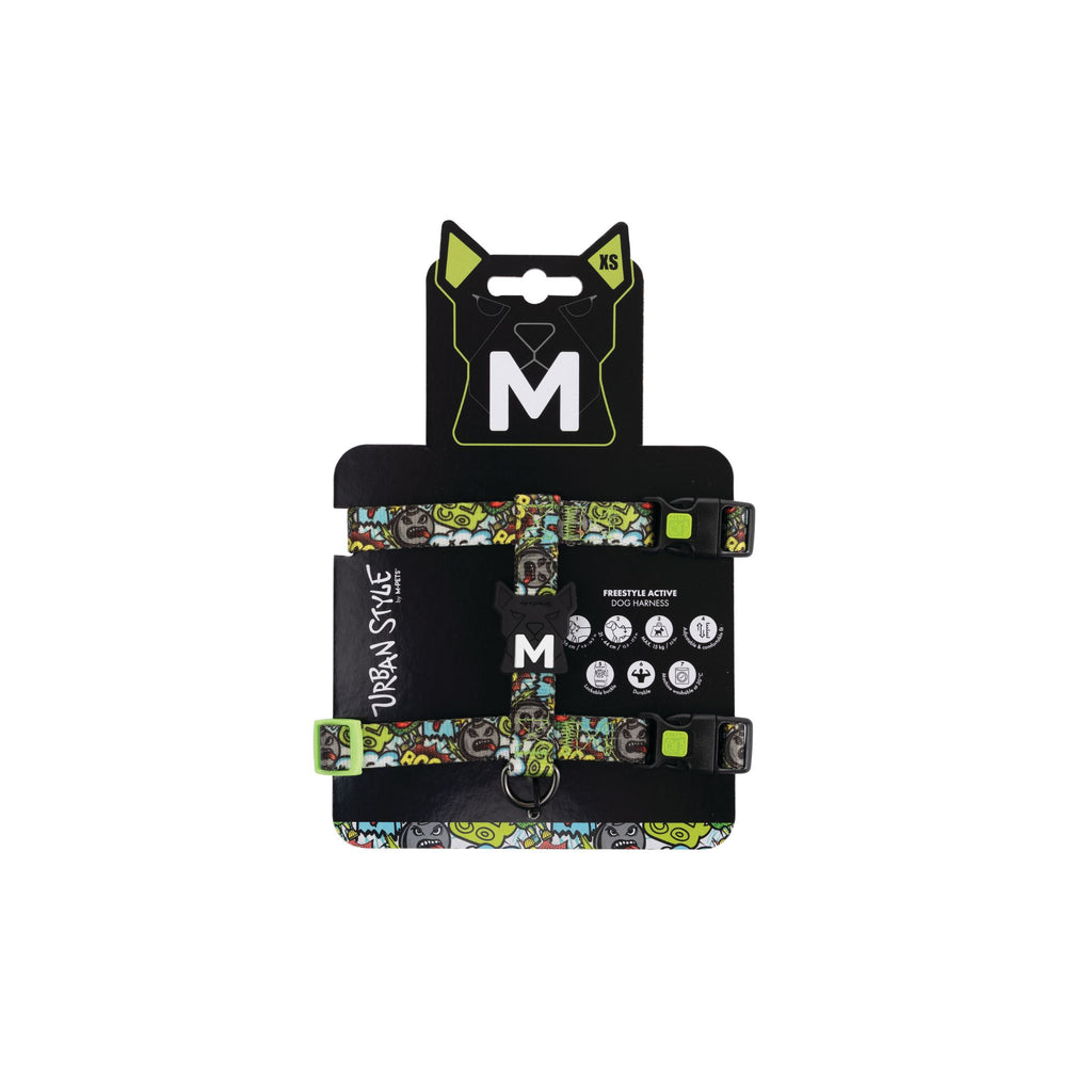 URBAN STYLE FREESTYLE Multicolour Active Dog Harness