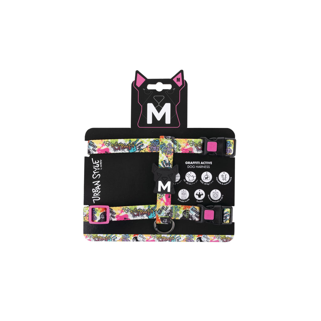URBAN STYLE GRAFFITI Active Dog Harness