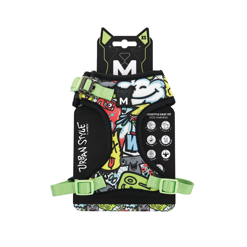 URBAN STYLE FREESTYLE Multicolour Easy fit Dog harness