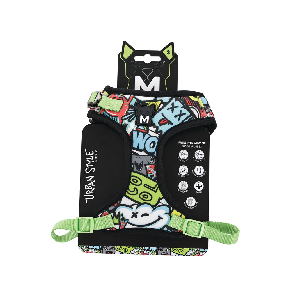 URBAN STYLE FREESTYLE Multicolour Easy fit Dog harness