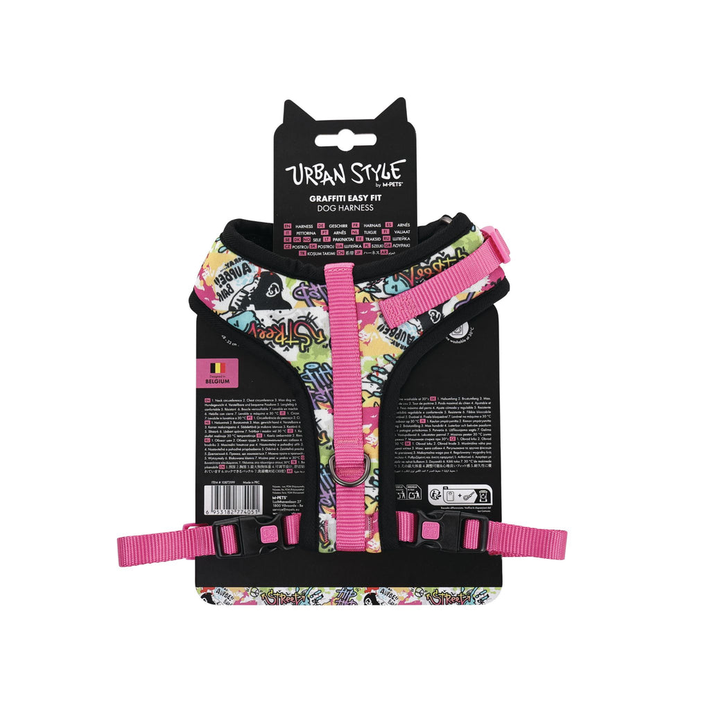 URBAN STYLE GRAFFITI Easy fit Dog harness
