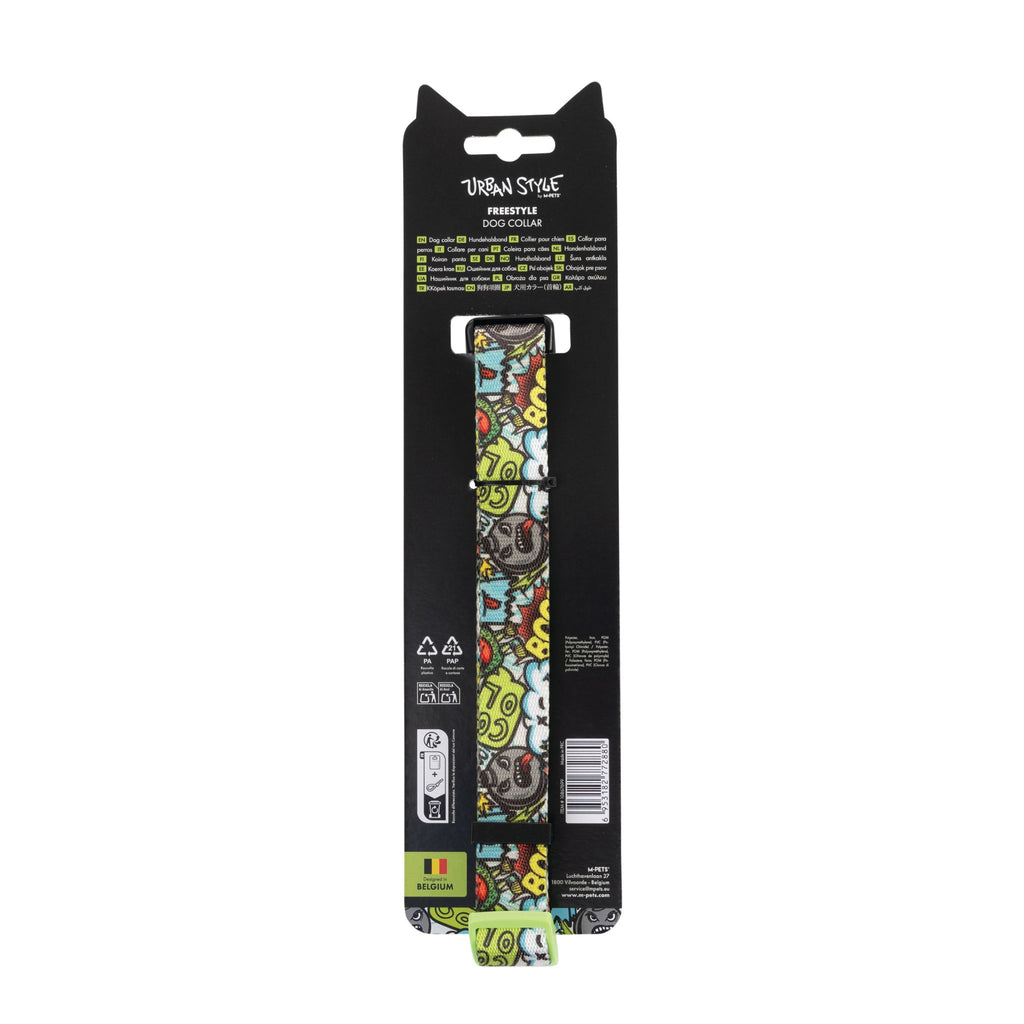 URBAN STYLE FREESTYLE Multicolour Dog collar
