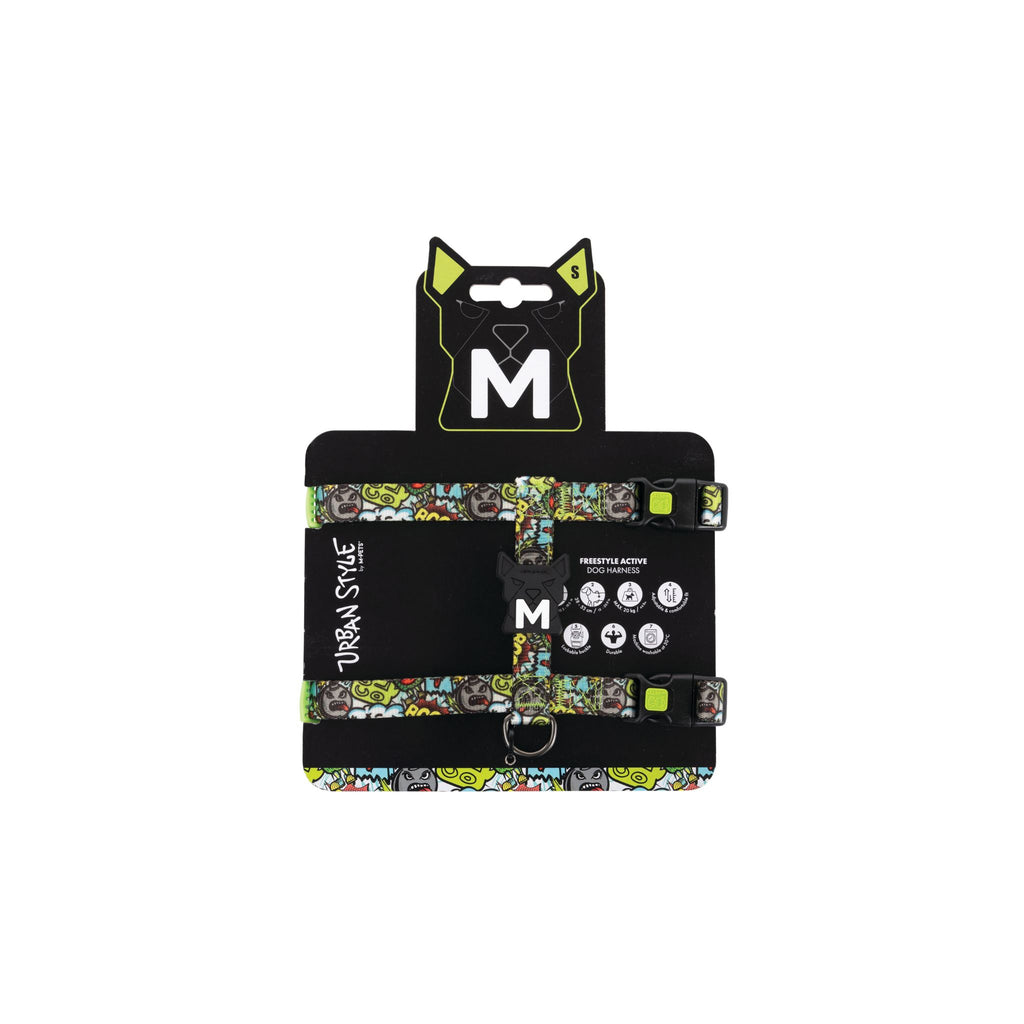 URBAN STYLE FREESTYLE Multicolour Active Dog Harness