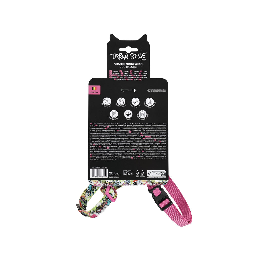 URBAN STYLE GRAFFITI Norwegian Dog harness