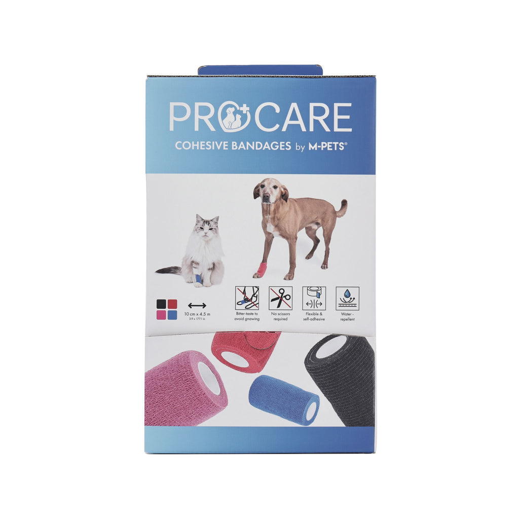 PROCARE Cohesive Bandages 10cm x 4.5m - 30 pcs mixed color display