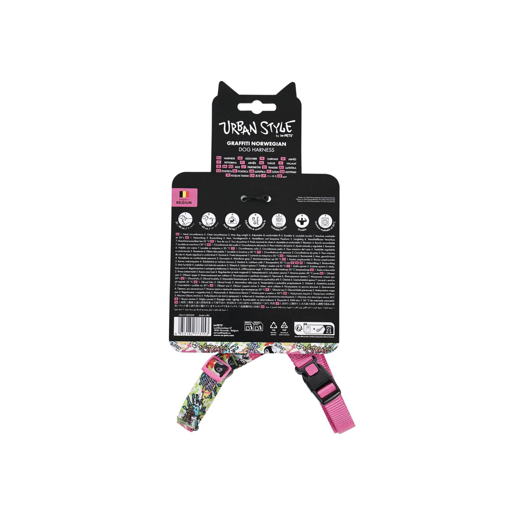 URBAN STYLE GRAFFITI Norwegian Dog harness