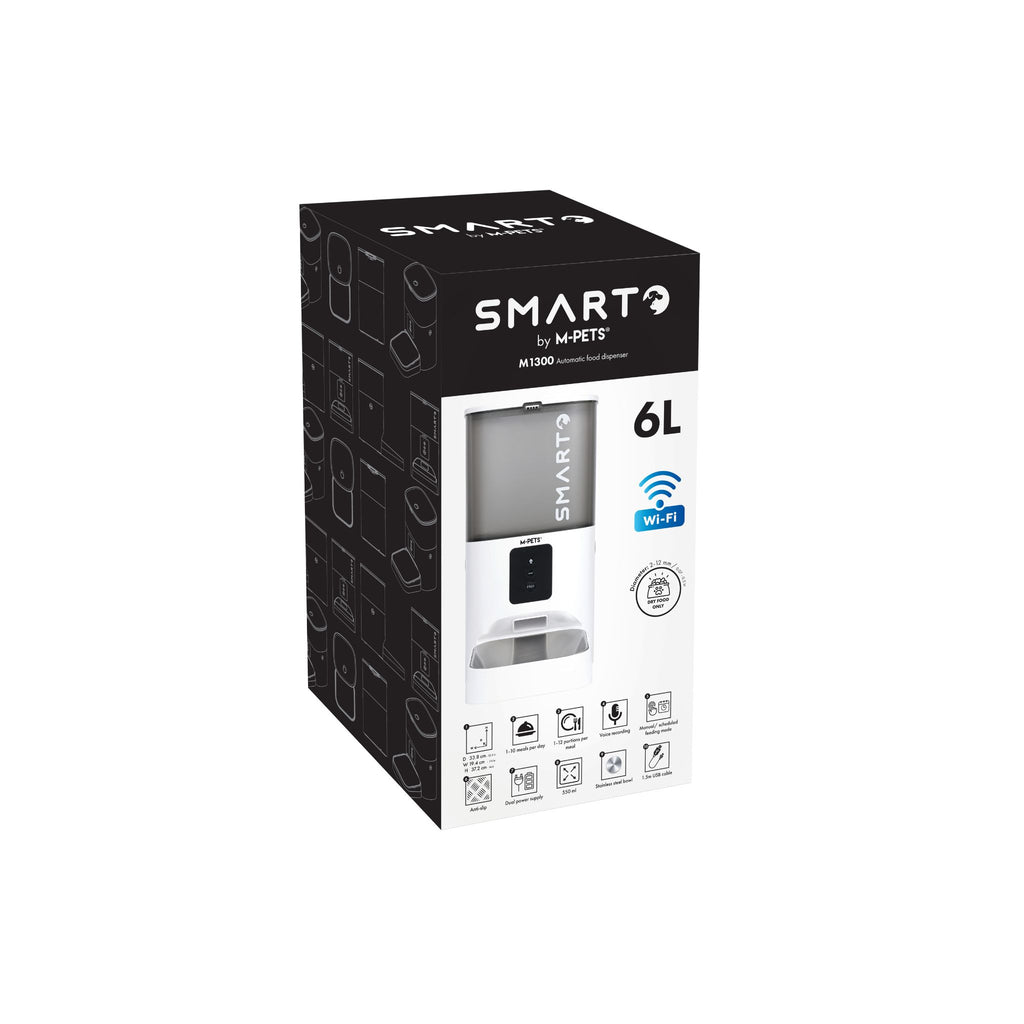SMARTO M1300 6L Automatic Food dispenser With WIFI