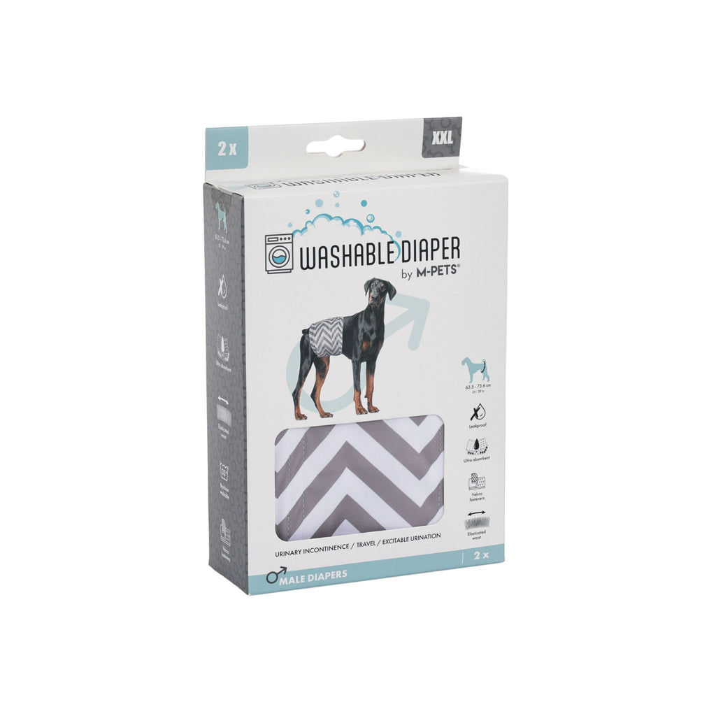 Male Dog Washable Diaper 2pcs