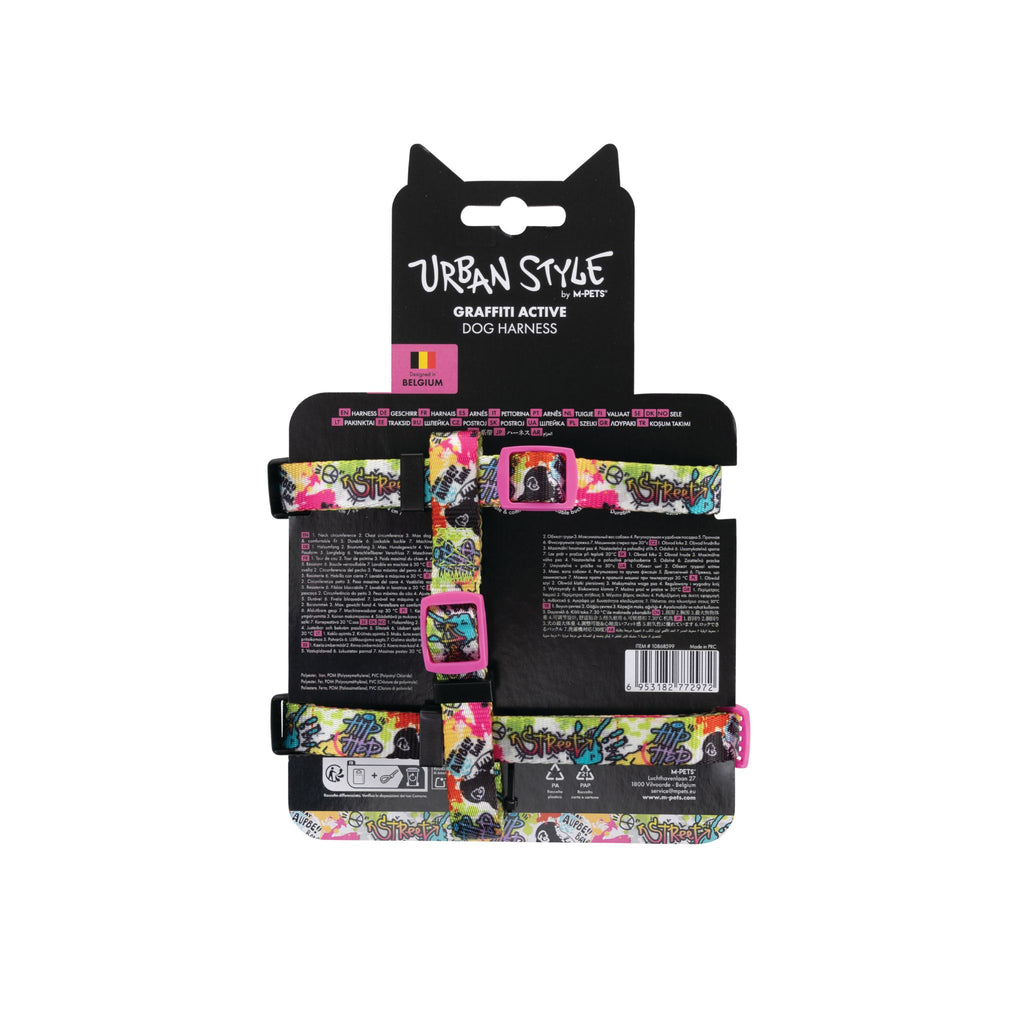 URBAN STYLE GRAFFITI Active Dog Harness
