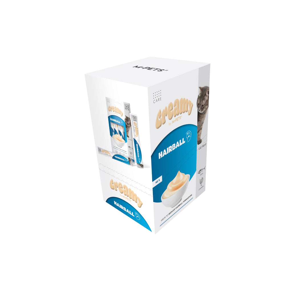 CREMOSO con FUNZIONI - Snack per gatti Anti-bolle di pelo - Tonno e Pollo