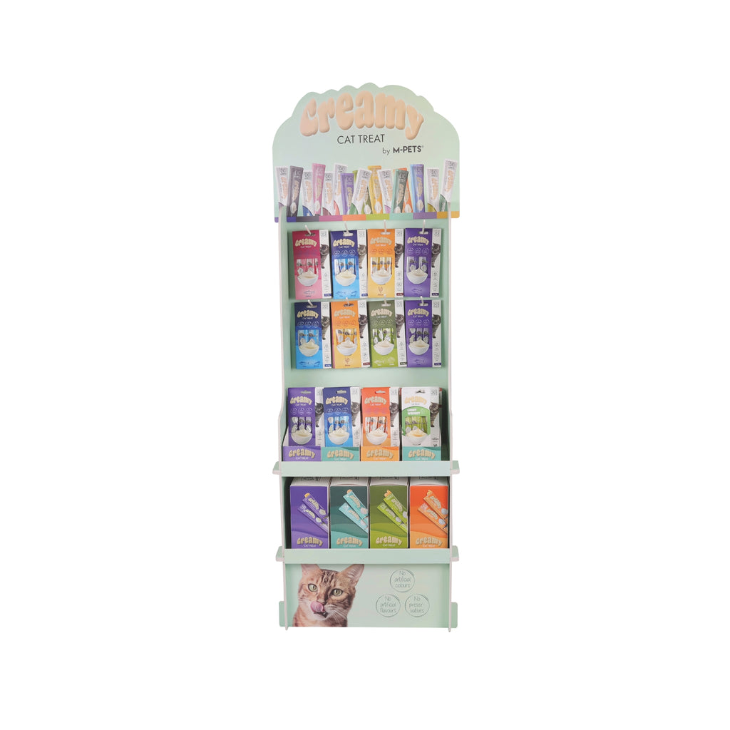 CREAMY cat treat display (Display Only)