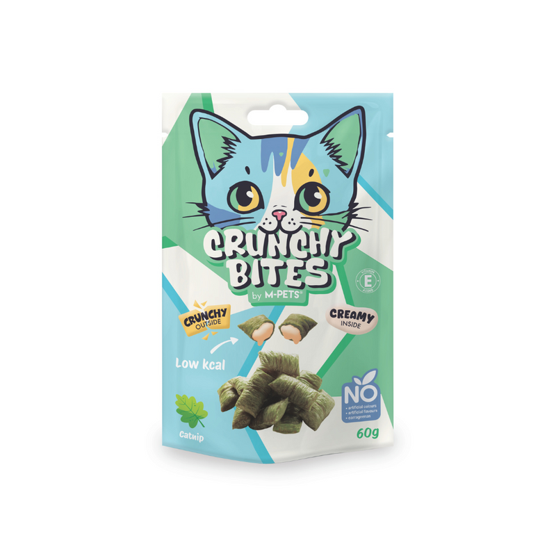 CRUNCHY BITES snack per gatti gusto erba gatta - 60 g