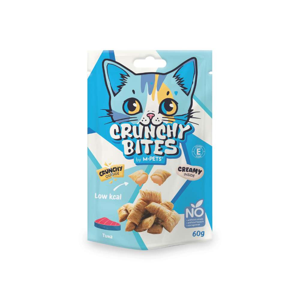 CRUNCHY BITES snack per gatti gusto tonno - 60 g