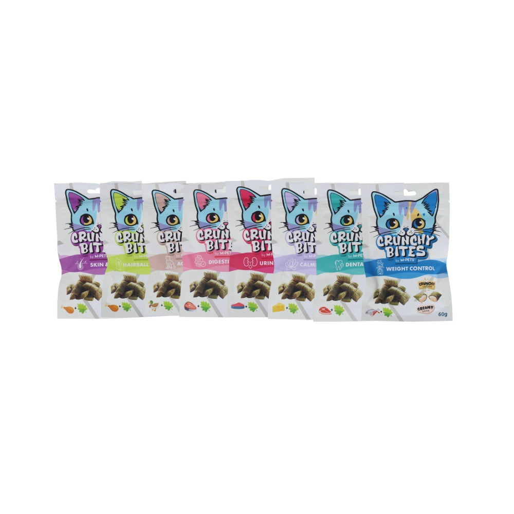 CRUNCHY BITES Cat Treats with function WEIGHT CONTROL - 60 g