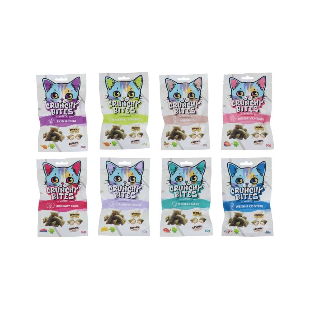 CRUNCHY BITES Cat Treats with function WEIGHT CONTROL - 60 g