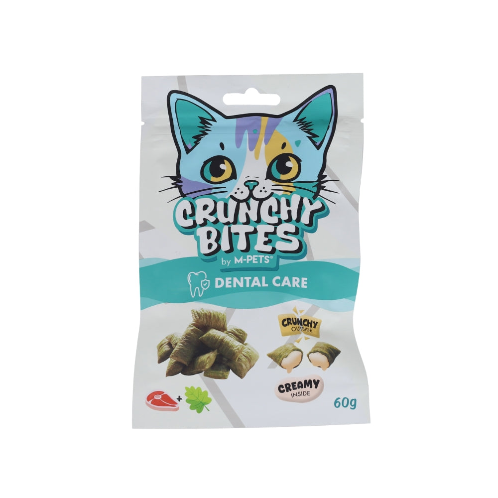 CRUNCHY BITES Cat Treats with function DENTAL CARE - 60 g