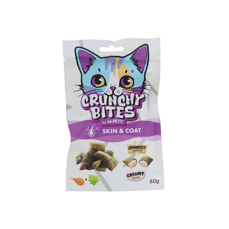 CRUNCHY BITES Cat Treats with function SKIN COAT - 60 g