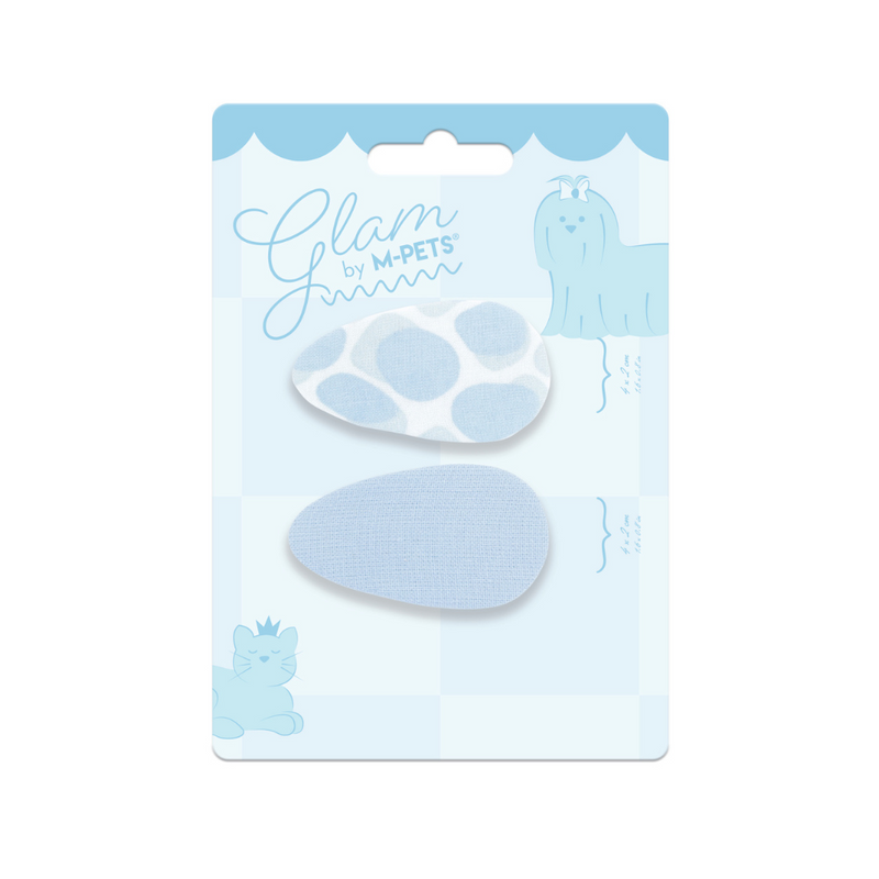 GLAM Accessori per capelli per animali clip - Blu