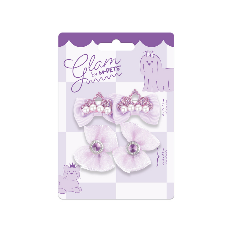 GLAM Accessori per capelli per animali elastico - Viola