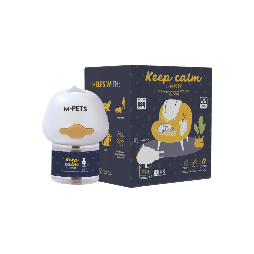 KEEP CALM Calming Pheromone diffuser for DOGS - UK Standard 48ml