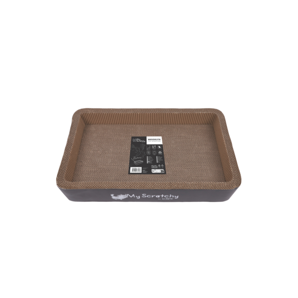 MY SCRATCHY Graffiatoio per Gatti BROOKLYN - Nero