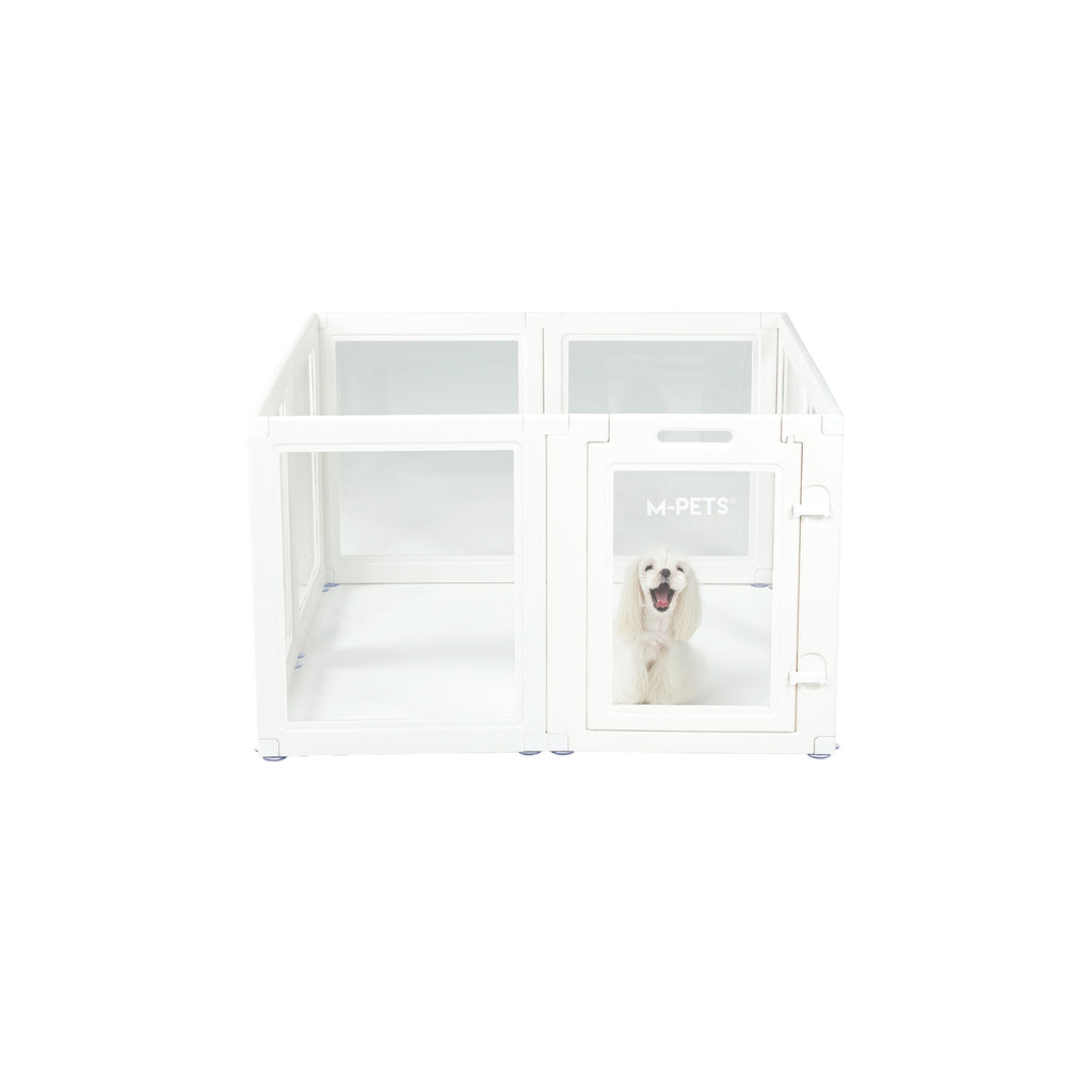 BLANCHE Puppy pen 8 panels S white