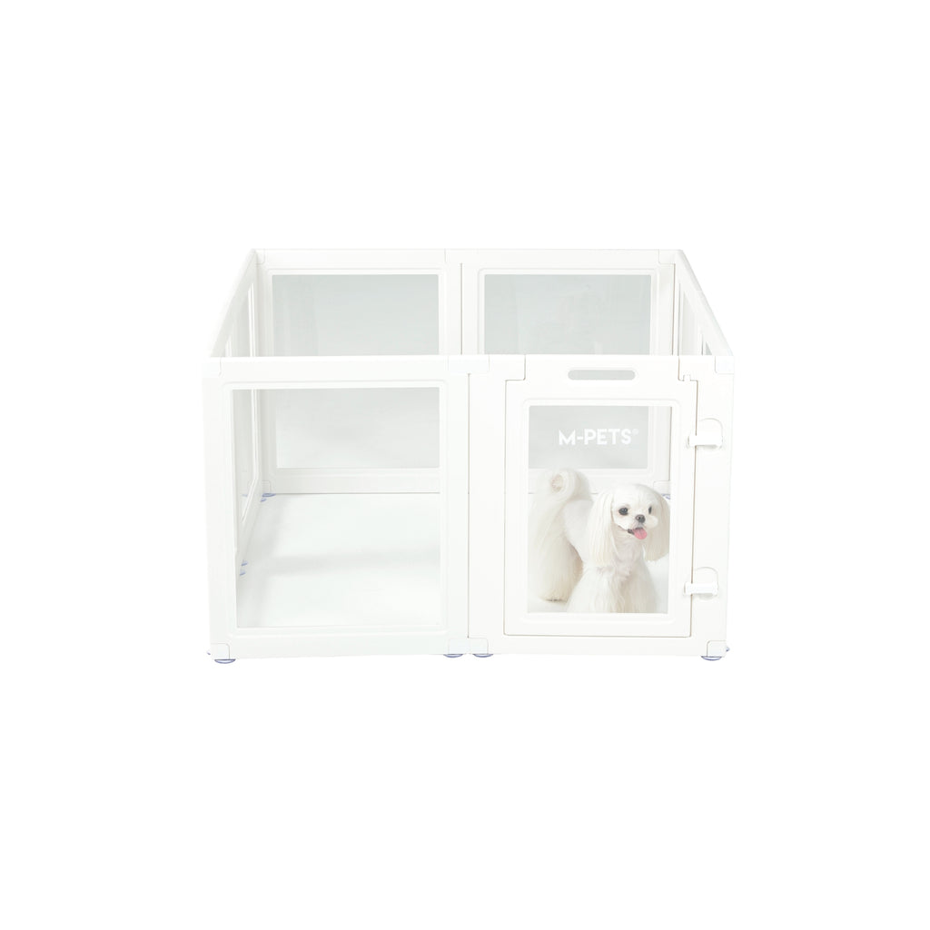 BLANCHE Puppy pen 8 panels S white