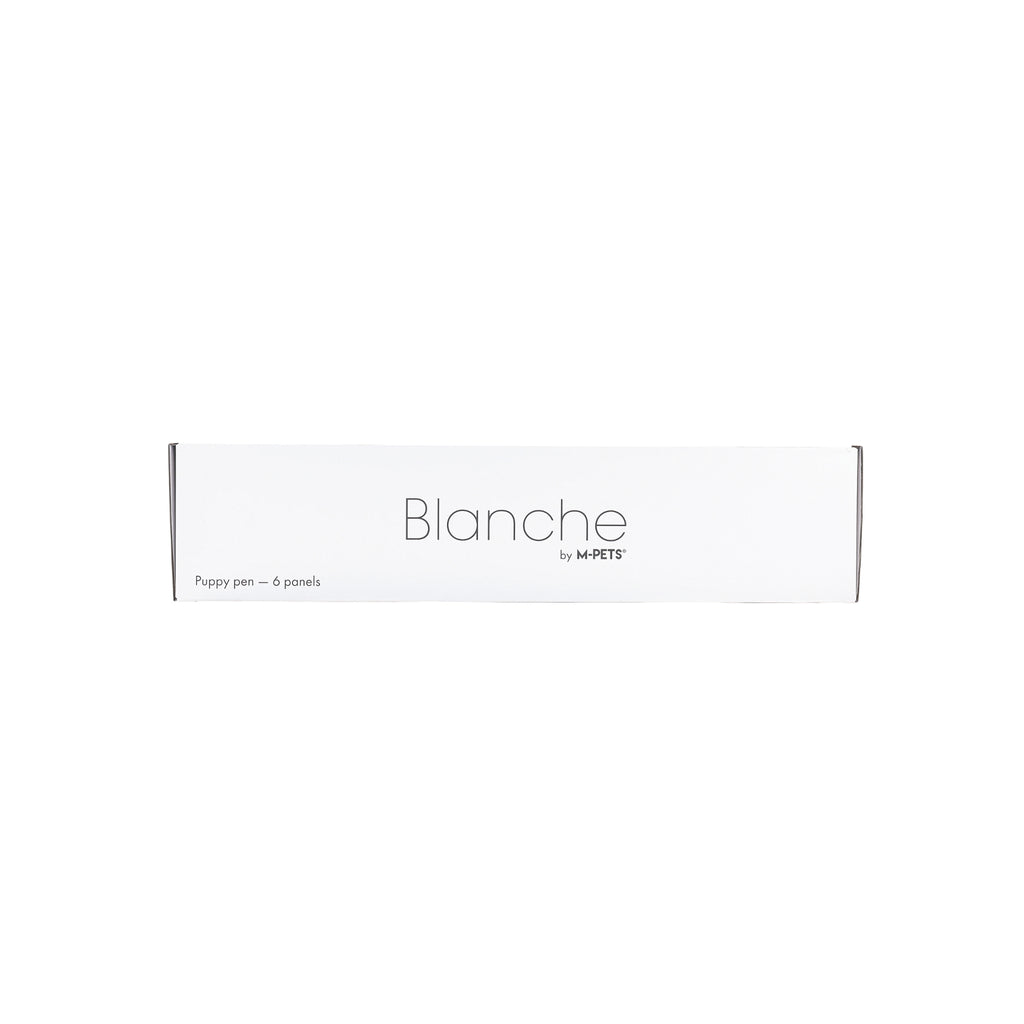 BLANCHE Puppy pen 6 panels L white