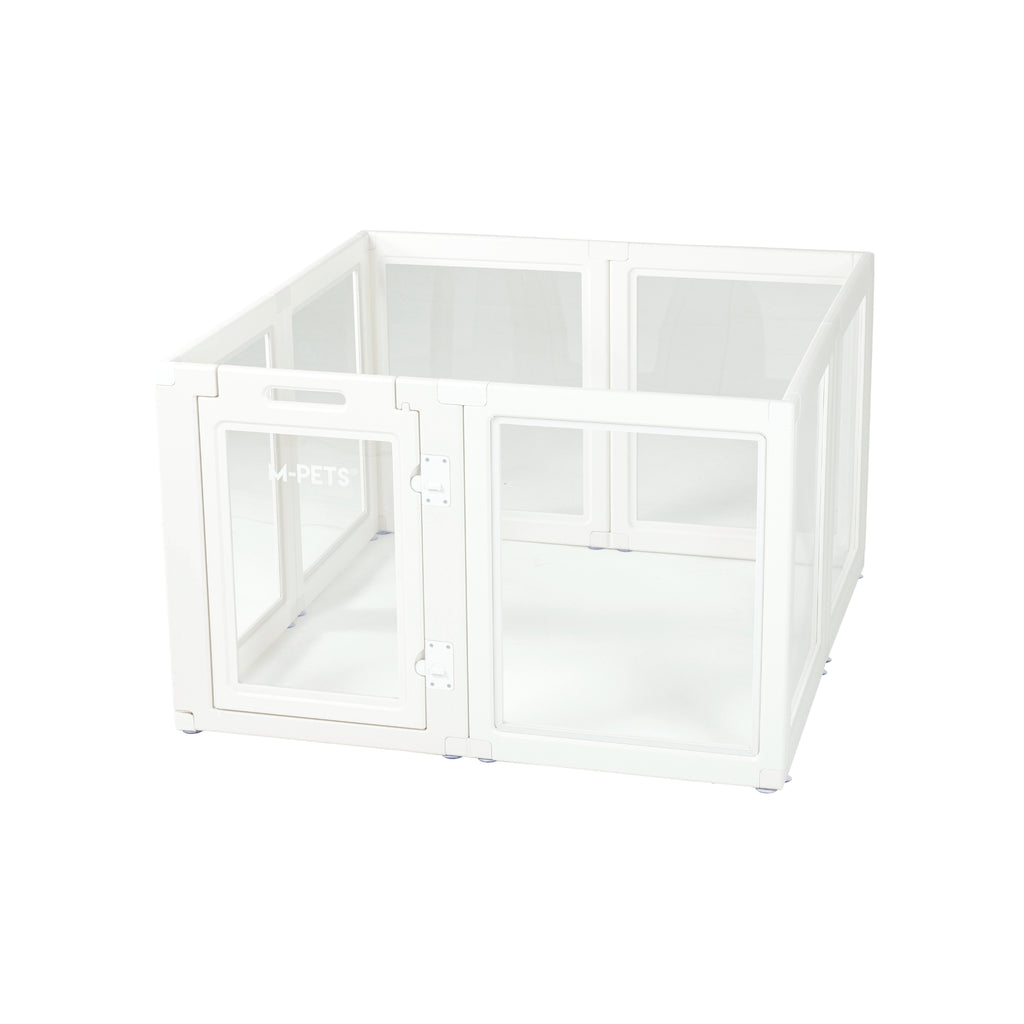 BLANCHE Puppy pen 8 panels L white