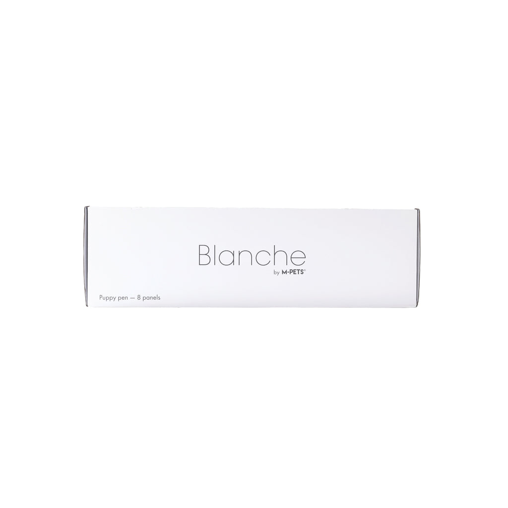 BLANCHE Puppy pen 8 panels L white
