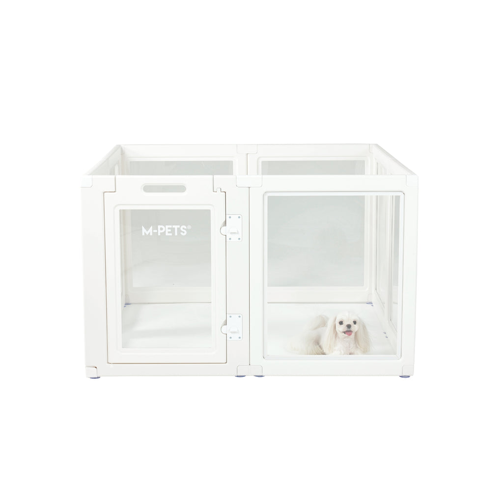 BLANCHE Puppy pen 8 panels L white
