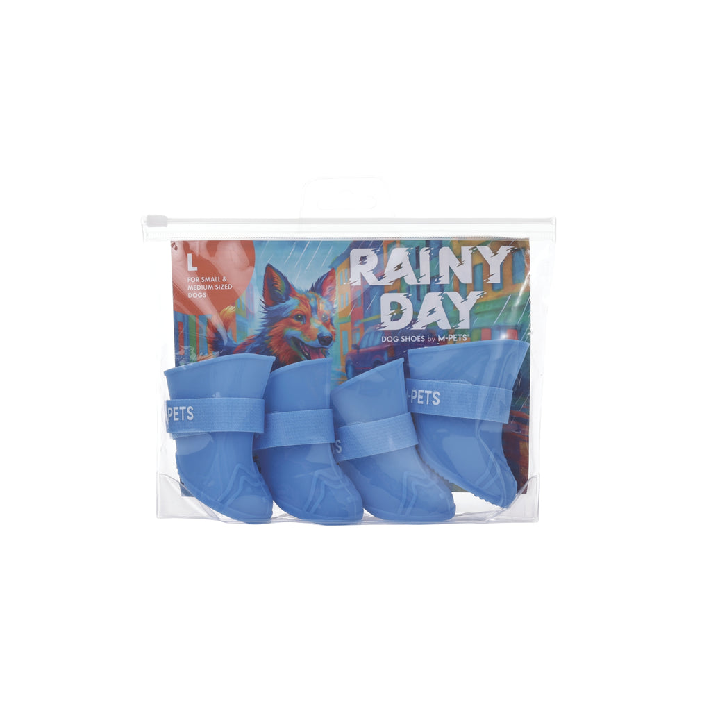 RAINY DAY Dog shoes Blue