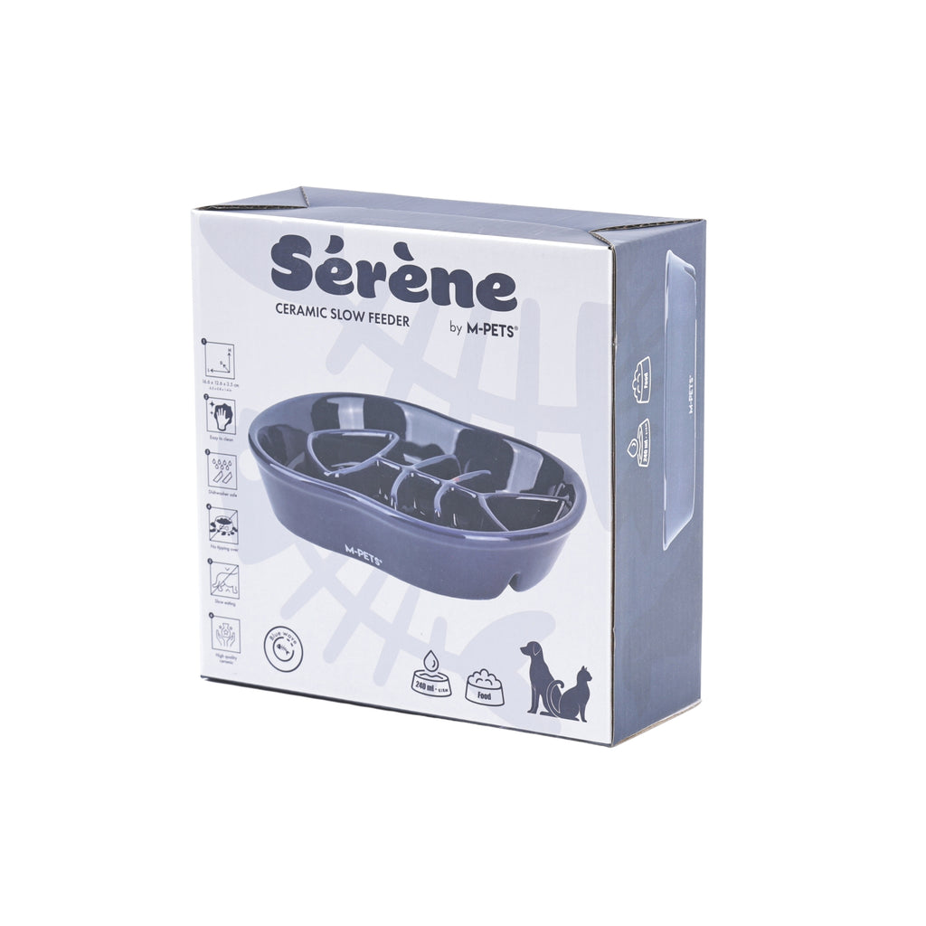 Sérene Ceramic bowls Fish Blue wave - 240 ml