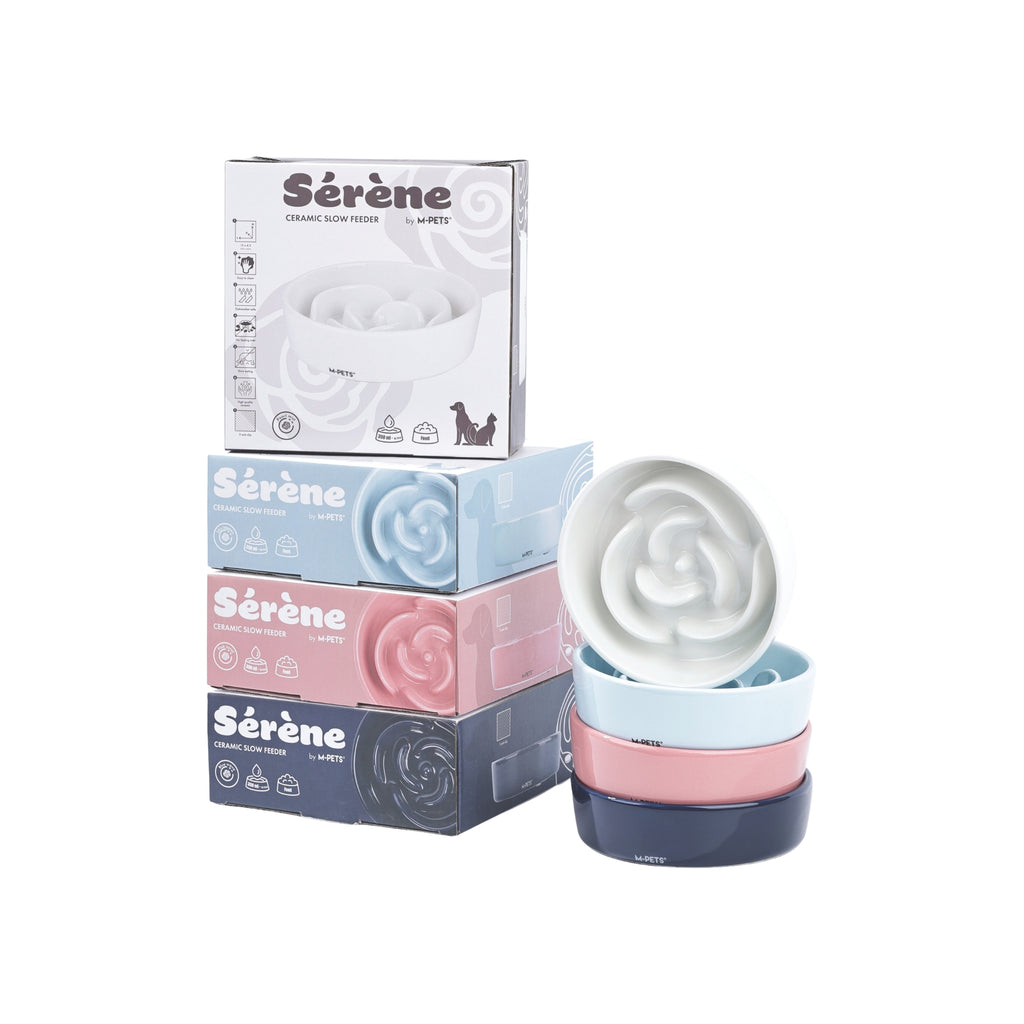 Sérene Ceramic bowls Rose Blue wave - 300 ml