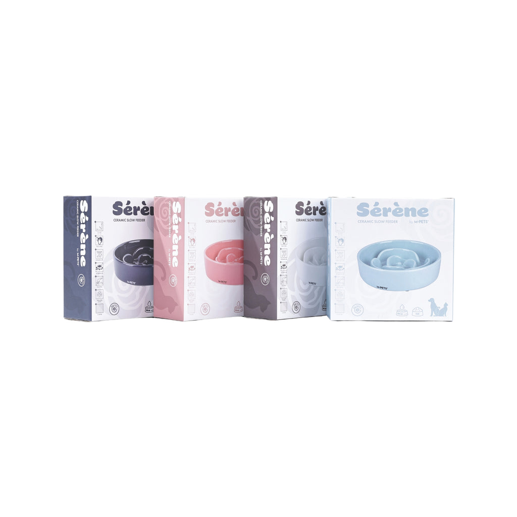 Sérene Ceramic bowls Rose Blue wave - 300 ml
