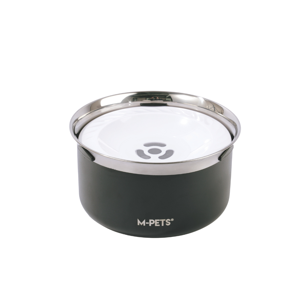 Ciotola per Cani Antispruzzo 3,7L - Nero Carbone