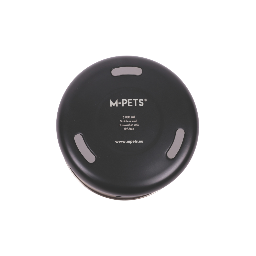 Ciotola per Cani Antispruzzo 3,7L - Nero Carbone