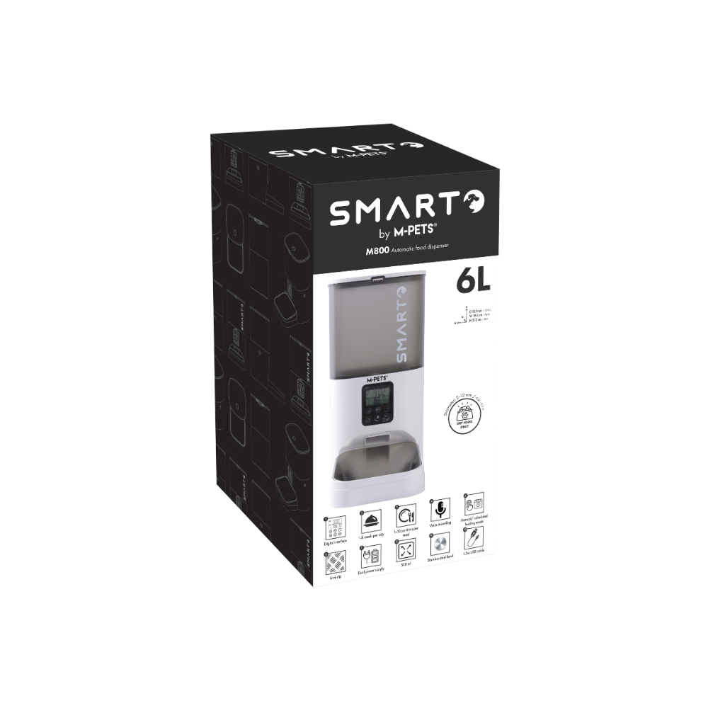 SMARTO M800 6L Distributore automatico di cibo