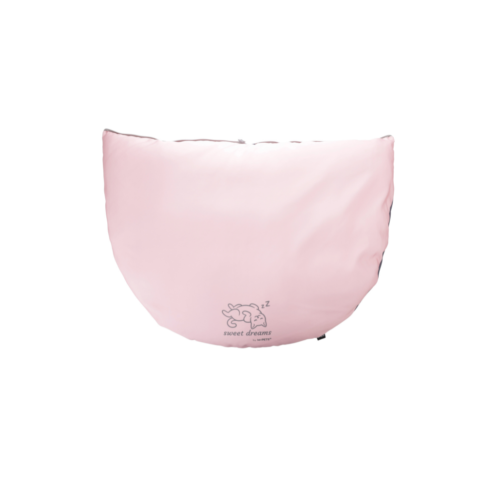 CUSCINO TRIANGOLO SWEET DREAMS rosa&grigio