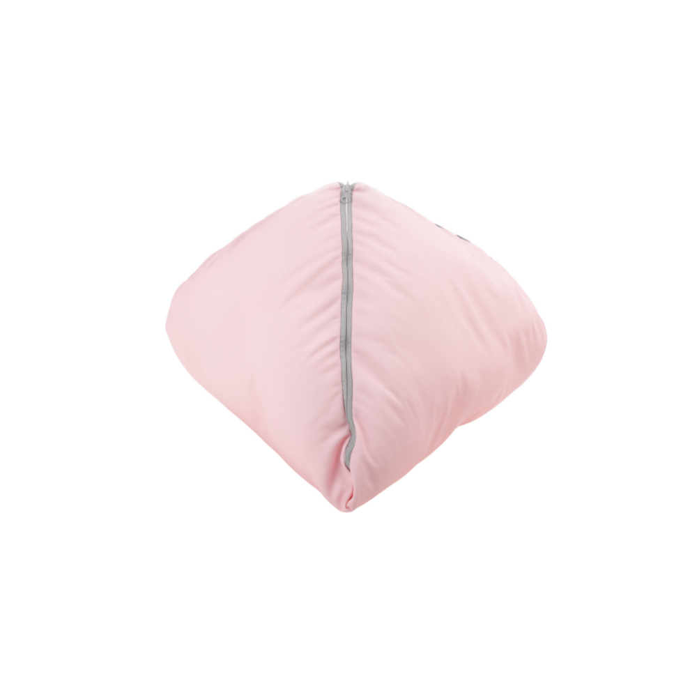 CUSCINO TRIANGOLO SWEET DREAMS rosa&grigio