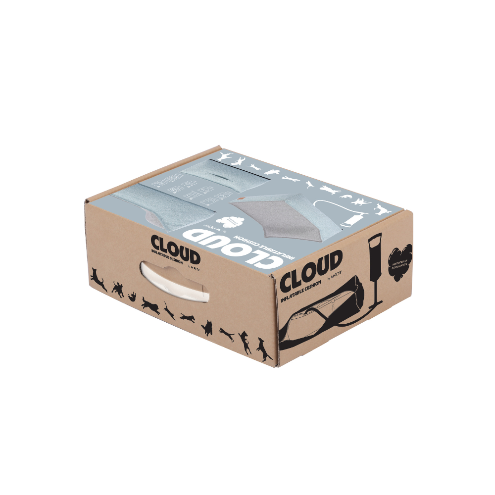 CLOUD Cuscino gonfiabile Nebbia Blu